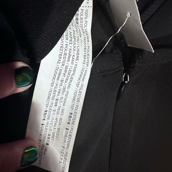 Stunning NWT MNG Wide-Leg Black Trousers US 2 - Picture 6 of 6